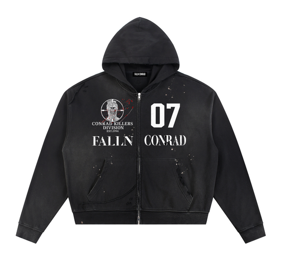 CONRAD KILLER ZIP UP - BLACK