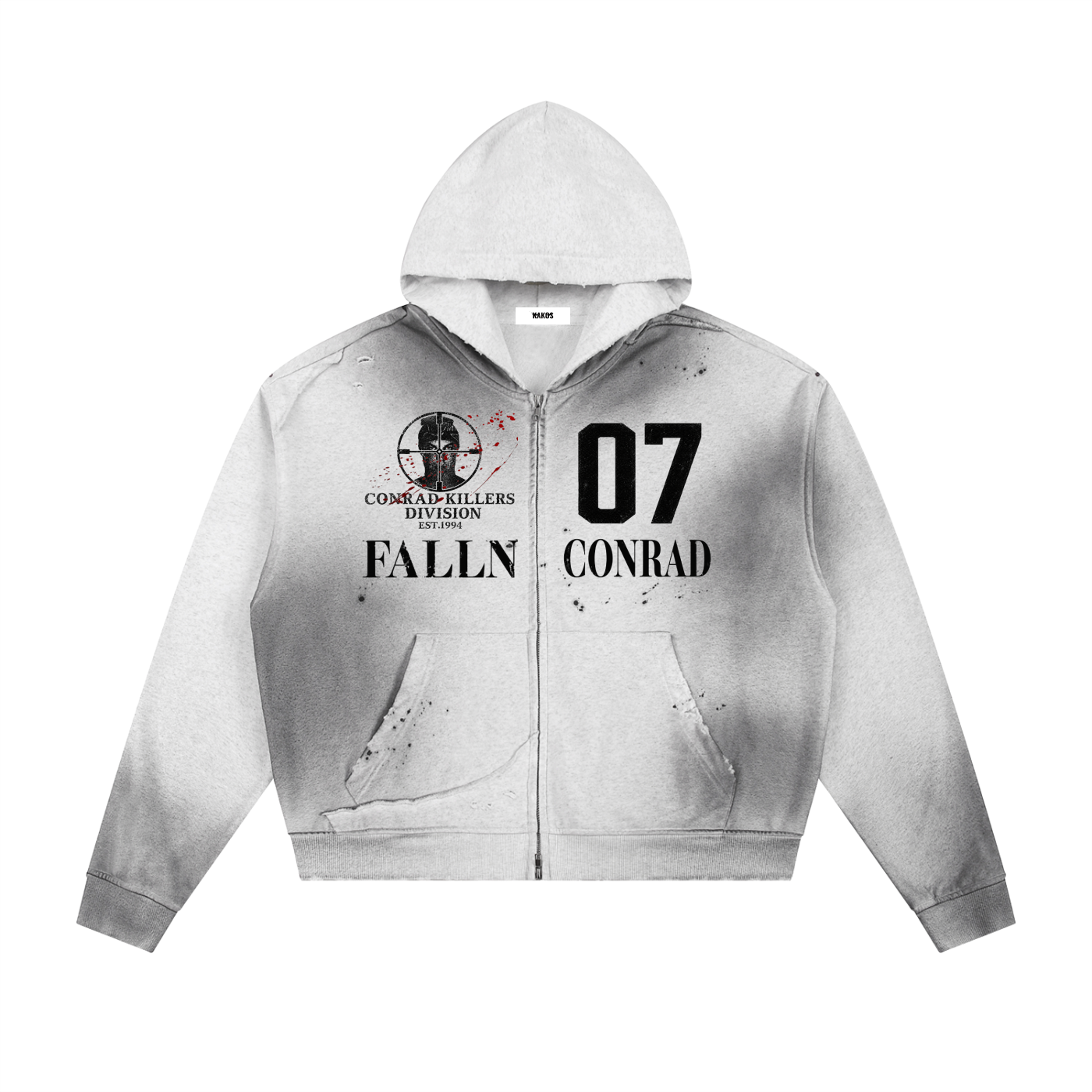 CONRAD KILLER ZIP UP - GRAY